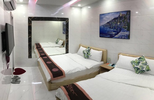 Ben Thanh Hotel | Deluxe privado 2 camas 1 baño 4 huéspedes en el hotel tu y yo