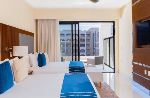 Cabo San Lucas Complejo | Estudio Deluxe ✩ 549 ft² ✩ Impresionante puesta de sol ✩ Terraza privada