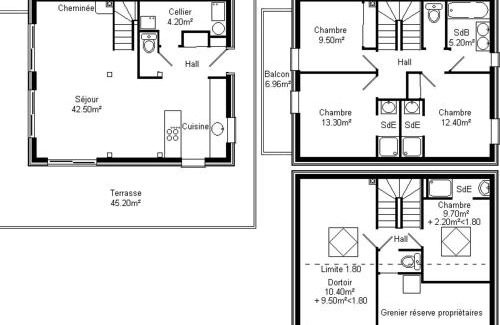 La Clusaz Chalet De Esquí | Demi-chalet moderne 4 chambres + dortoir, terrasse, garage - La Clusaz - FR-1-459-238