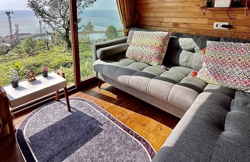 Cayeli Chalet De Esquí | Deniz ve Doğa Manzaralı Büyük Ahşap ev