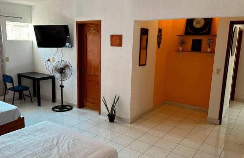 Tuxtla Gutiérrez Apartamento | Departamento Casa Amarilla con aire acondicionado