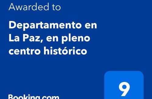 Downtown La Paz Apartamento | Departamento en La Paz, en pleno centro histórico