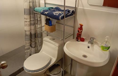 San Miguel Apartamento | Departamento equipado con aire acondicionado, calefacción, balcón con buena vista