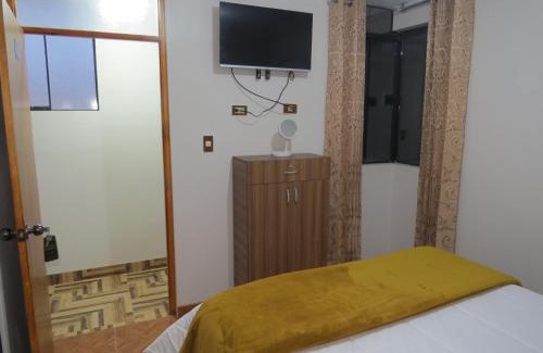 Jauja Apartamento | DEPARTAMENTO-Hospedaje EL RINCONCITO II 100m2, 3hab, 4baños, sala, comedor, cocina
