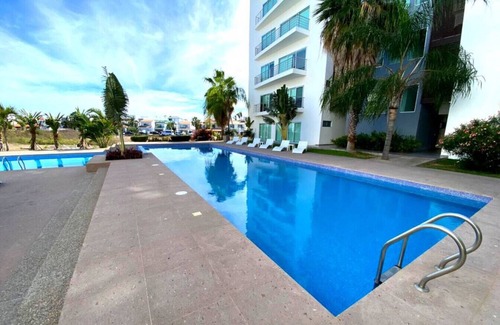 Marina Mazatlán Condominio | Departamento Isla Marina Mazatlán con alberca