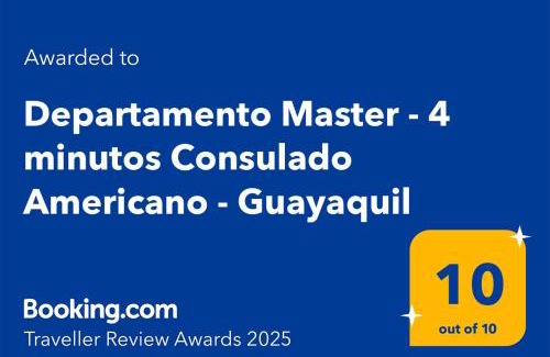 San Eduardo Apartamento | Departamento Master - 4 minutos Consulado Americano - Guayaquil