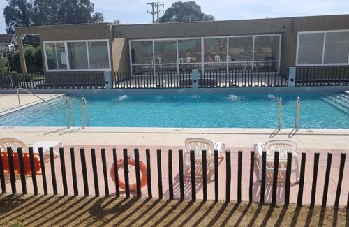 Algarrobo Apartamento | Depto. Nuevo Algarrobo patio privado