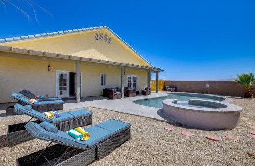 Desert Hot Springs Casa | Desert Escape 360 Mtn Views, Pool, Spa and Fire Pit