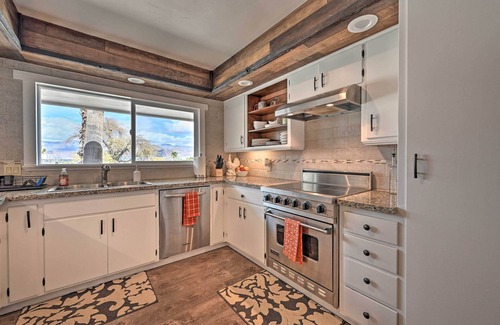 Borrego Springs Casa | Desert Oasis with Pool, Fire Pit, Game Room, and Dry Bar