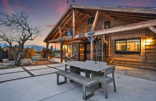 Riverside County Casa | Desert Zen: Tranquil Escape, Pool/Hot Tub, Firepit
