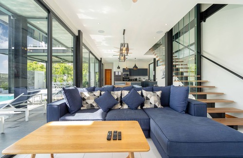 Ban Saiyuan Villa | Design 12m Oxygen Pool Villa Sunset 2