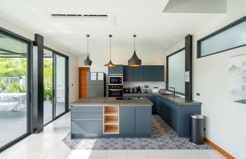Ban Saiyuan Villa | Design 12m Oxygen Pool Villa Sunset 2