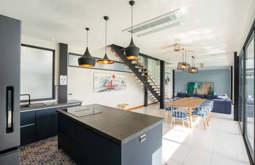 Ban Saiyuan Villa | Design 12m Oxygen Pool Villa Sunset 2