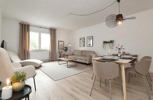 Mainz-Bingen Apartamento | Design am Rhein - Traumlage Rheinufer I Küche I öffentl Parkplätze