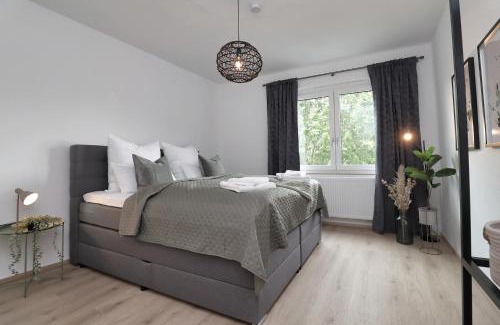 Mainz-Bingen Apartamento | Design am Rhein - Traumlage Rheinufer I Küche I öffentl Parkplätze