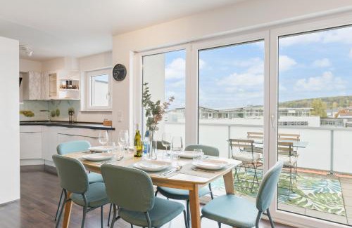 Leinfelden-Echterdingen Apartamento | Design-Apartment - Küche - Dachterrasse - zentral