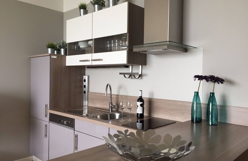 Toscolano Maderno Apartamento | Diseño Apartamento - 100 m² terraza ajardinada - Piscina - Vista fantástica sobre el agua