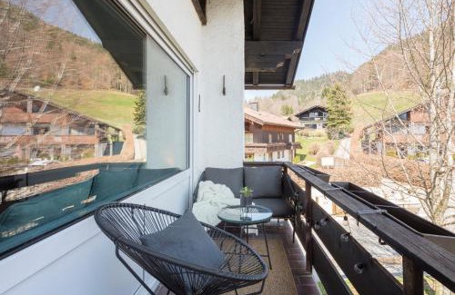 Rappele Apartamento | Design Apartment „Alpenglühen“ nahe Breitachklamm