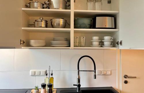 Bedingrade Apartamento | Design Apartment mit Balkon - Küche - Netflix