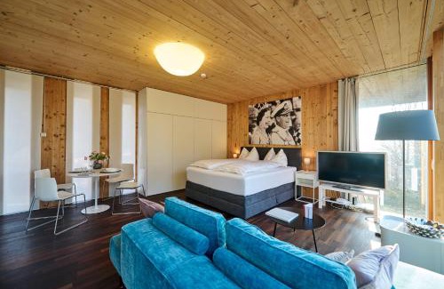 Bregenz Apartamento | Design Apartment mit Panoramafenster & Naturblick - KLIMATISIERT