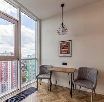 Dniprovs'kyi District Apartamento | Design Apartments with Panoramic View
