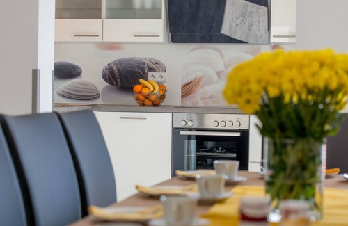 Bensheim Condominio | Apartamento jardín sin barreras con 2 dormitorios independientes en Bensheim