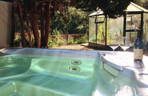Westside Santa Cruz Casa | Designer Retreat w/ Hot Tub, Huge Backyard Oasis