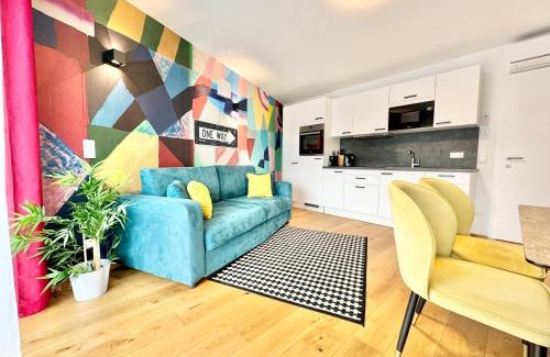 Liesing Apartamento | Designer Wohnung mit Balkon
