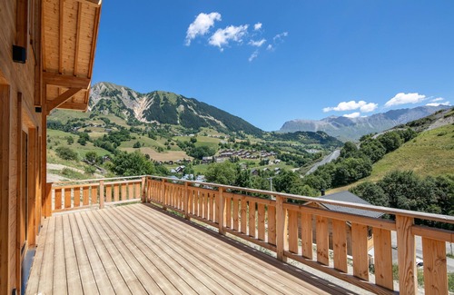 Saint-Jean-d'Arves Chalet De Esquí | Detached chalet, terrace, mountain view