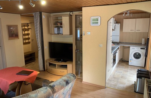 Waldsiedlung Romerstraße Casa | Casa de vacaciones independiente con 80 metros cuadrados de espacio habitable. para máx. 5 pers. Cocina, baño, 2 habitaciones