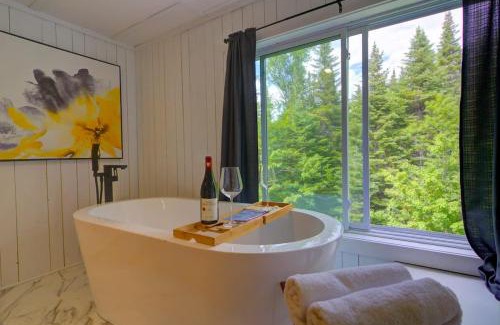 Saint-Brigitte-de-Laval Casa | Detente Nature bord de Lac #1 Spa Sauna & Foyer