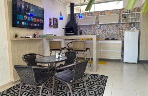 Portinho Apartamento | Diamante- 3 Qtos Ar Cond, Piscina, Churrasqueira, 2 Vagas