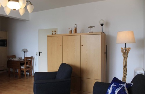 Wittduen Apartamento | Die Ferienwohnung Therese 2 Seeperle im Hochparterre des Hauses ist Eine 2-zimmer-ferienwohnung mit Schlafmöglichkeiten für 2 bis 4 Personen