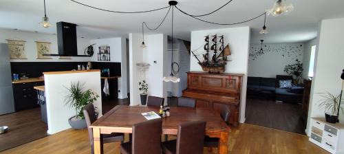 Bergen auf Ruegen Apartamento | Die große Klecks mit Sauna