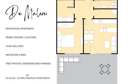 Groebming Apartamento | Die Malerei Penthouse by Da Alois - Alpine Premium Apartments