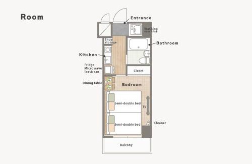 Higashi Ward Apartamento | Direct 6min to Nagoya Sta Max4ppl 1BDR Wi-Fi
