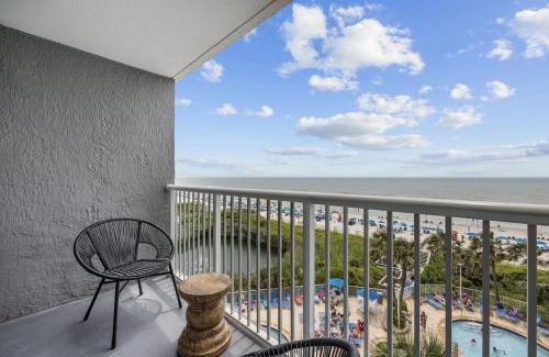Arcadian Shores Apartamento | Direct OCEANFRONT- King Bedroom- AMAZING VIEWS/Pools/Hot Tubs/Beach Access/Golf