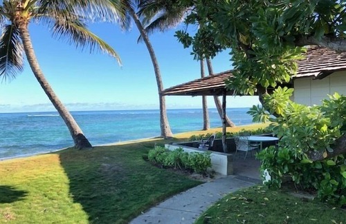 Waialua Casa | Directamente frente a la playa | Casa Rural | Last Min Special $ 165!