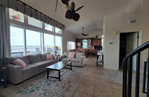 Boys Works Casa | Directly on Intracoastal Sunsets on the East Coast, king beds in every bedroom!