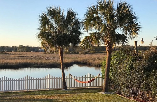 Hanahan Apartamento | Waterfront Private Hot Tub Fire Pit Dock Fishing A