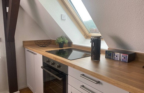 Eisenach Apartamento | Emma-Apartamento-Vista al patio-Baño Privado