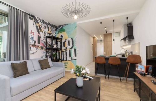 Stare Podgorze Apartamento | Długosza 4 | Elegant Studio with a Balcony