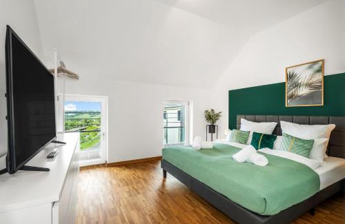 Frauenland Apartamento | DND Design Loft I 170qm I Parken I Balkon I Workstation I Netflix I Kaffee I Waschmaschine I Trockner I Xbox I Ausblick