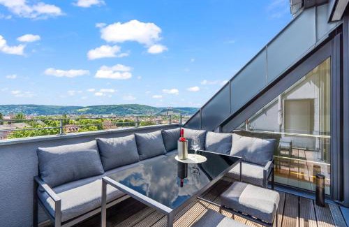 Frauenland Apartamento | DND Design Loft I 170qm I Parken I Balkon I Workstation I Netflix I Kaffee I Waschmaschine I Trockner I Xbox I Ausblick