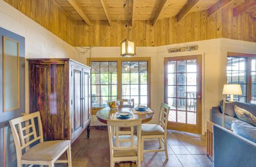 Eclectic Casa | Dock and Stunning Views Forested Lake Martin Cabin!