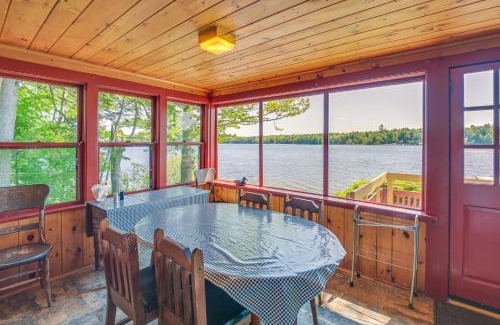 Dedham Casa | Dock, Beach, Views Rustic Green Lake Cottage