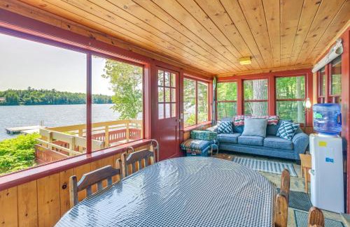 Dedham Casa | Dock, Beach, Views Rustic Green Lake Cottage