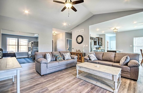 Rocky Mount Casa | Dock & Fire Pit: Lakefront Rocky Mount Home!