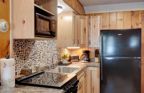 Conover Cabina | Dock + Views: Wooded Cabin on South Twin Lake