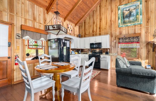 Blairsville Cabina | Cabina para perros con chimenea, parrilla de gas y vistas a la montaña.